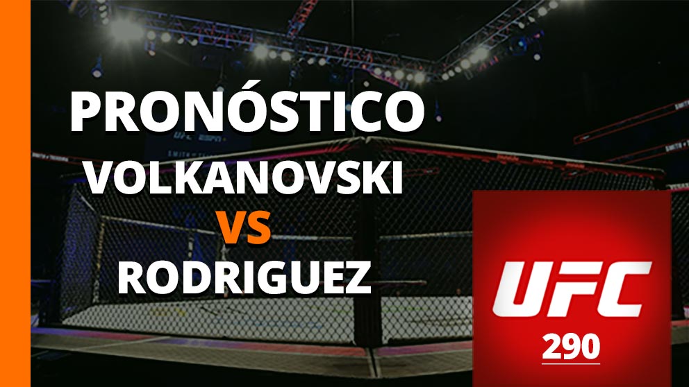 pronostico volkanovski rodriguez 09 julio 2023