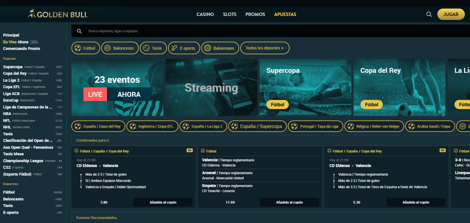 golden bull apuestas deportivas